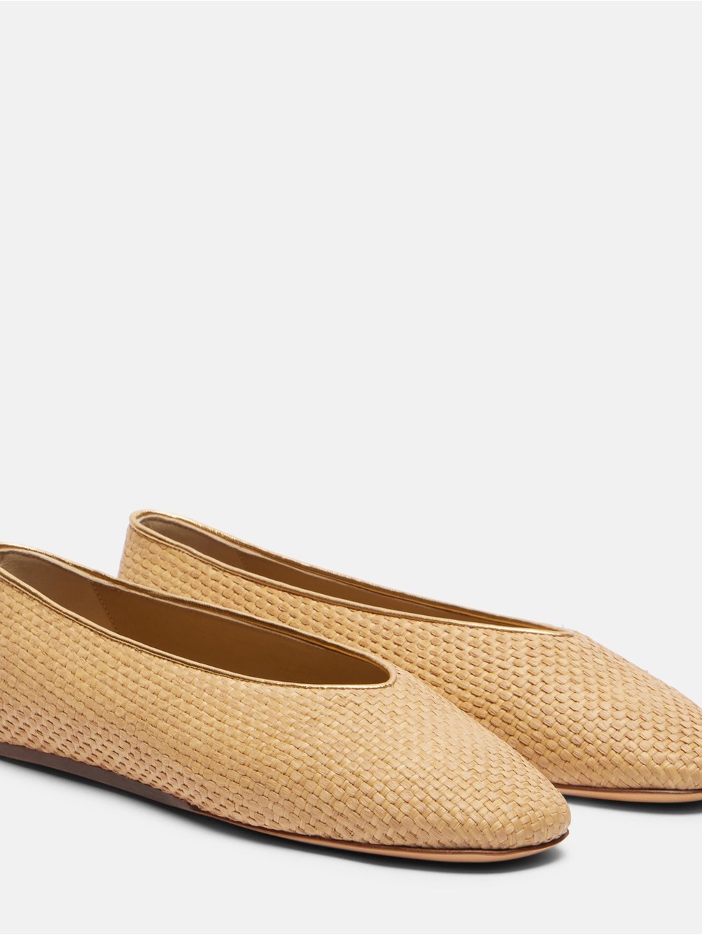 Le Monde Beryl Raffia Flats